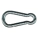 Peerless 4425240 Carbon Steel Fixed Securing Hook Snap Link, Bright Zinc Finish, 3-5/8" Overall Length, 5/16" Chain Size, 3/8" Opening Size