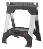 4 Pack Stanley 011031R FatMax Sawhorse with Adjustable Legs - 1 Sawhorse per Package