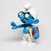 SMURF スマーフ Plastoy社製レジンフィギュア　めがねスマーフ_s-1
