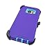 Galaxy S7 Edge Case, Harsel® Defender Series Heavy Duty High Impact Tough Rugged Scratch Resistant Military with Belt Clip Case Cover for Galaxy S7 Edge (Purple Teal)