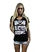 Shop4Ever® Blunt Roll Galaxy Women V Neck T Shirt Marijuana Clothing SLIM FIT