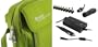 rooCase Gateway EC1430u 11.6-Inch Netbook Carrying Bag with AC and DC Adapter Charger Home / Car / Airplane -Multifunctional Messenger / Backpack - Green