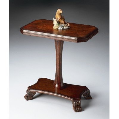 Plantation Cherry Pedestal Accent Table