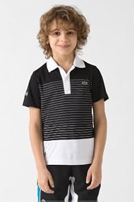 Boy's Short Sleeve Andy Roddick Super Dry Stripe Polo