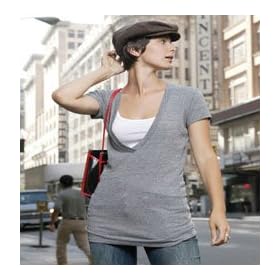 Alternative Apparel Heather V-Neck Tunic