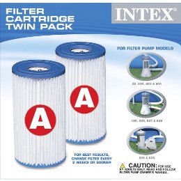 2 each: Type A Pool Filter Pump Replacement Cartridge for Intex (Model 59900E) 2 each: Type A Pool Filter Pump Replacement Cartridge for Intex (Model 59900E)