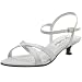 Coloriffics Women's Lindsay Sandal,Silver,6.5 M