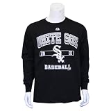 MLB Teams Classic Long Sleeve T-Shirts - Chicago White Sox - Black - Medium