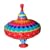 Large 23cm Choral Diamond Humming Top - Traditional Metal Spinning Top