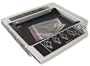 Adattatore HDD/SSD SATA III per Apple iMac 21.5" 24" 27" + custodia USB Slim (argento) per SuperDrive 12.7 mm (SATA - SATA) - TheNatural2020
