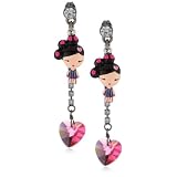 Harajuku Lovers Lucite Girls Pink Crystal Love