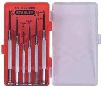3 Pack Stanley 66-039 6-Piece Jewelers Precision Screwdriver Set