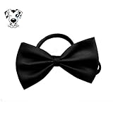 Ularmo Fashion Cute Dog Puppy Cat Kitten Pet Toy Kid Bow Tie Necktie Clothes (black)