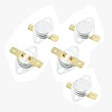 uxcell セラミックサーモスタット　温度スイッチ　185°C　NC　5個入り　直径16mm　KSD301