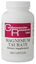 Cardiovascular Research - Magnesium Taurate 180 Caps, 125 mg, 180 capsules