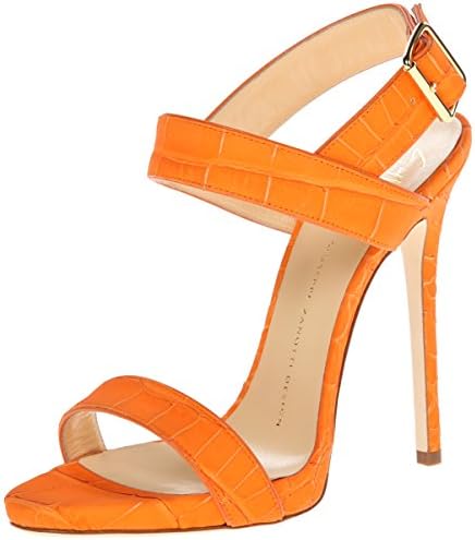 Giuseppe Zanotti Women's Dress Sandal, Sombry Orange, 6.5 M US