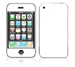 White Skin Color Decorative Skin Cover Decal Sticker for Apple 2G iPhone (1st Gen)