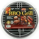 BBQ Grill 12-inch, Adjustable Portable Charcoal Grill with Legs