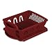 Sterilite 2-Piece Sink Set Classic Red 6-Pack