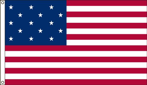America's Flag Company 6-Foot by 10-Foot Nylon Star Spangled Banner Historical Flag with Canvas Header and Grommets