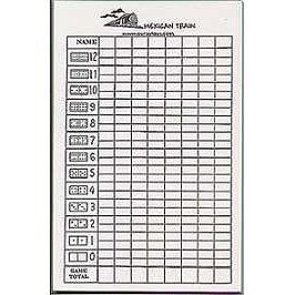 Mexican Train Score Pad