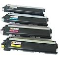 4 toner remanufactured laser cartridges ( Black, Cyan, Magenta, Yellow ) for printers Brother HL-3040CN, HL-3070CW, DCP-9010CN, MFC-9120CN, MFC-9320CW; best replacement for TN-230 Bk, C, M, Y, TN230Bk, TN230C, TN230M, TN230Y, TN-230Bk, TN-230C, TN-230M, TN-230Y