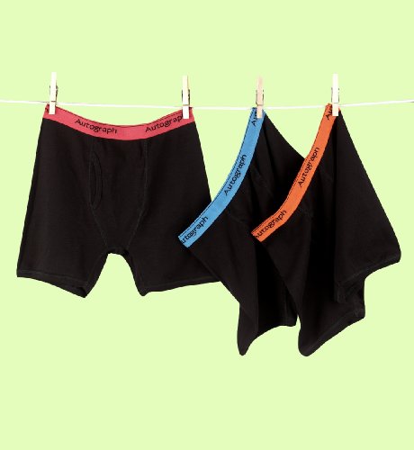 Autograph 3 Pure Cotton Bright Coloured Waist Trunks
