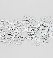 Silver Hearts Table Confetti