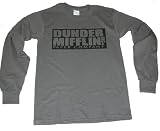 The Office Dunder Mifflin Paper Co. LONG SLEEVE Adult T-Shirt- (Available in Assorted Colors and Sizes)