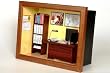 Framed Miniature for a Accountant- 5.5 X 7.5 inches by Nava - Best of Israeli Artists Collection