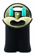 Built Neoprene 2-Bottle Wine Tote, Black