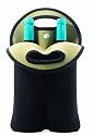 Built Neoprene 2-Bottle Wine Tote, Black