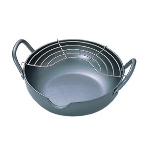 【クリックで詳細表示】極天 極厚揚げ鍋 22cm GT-22W