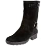 Aerosoles Women's Motorcade Motorcycle Boot,Black Suede,8 M US
