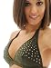 Olive Halter Bikini Swimsuit Sequins Junior Special Sizes M or L