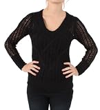 Best Deals Gossip Girl Collection by Romeo & Juliet Couture Knitted Sweater in Black