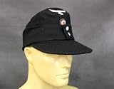 German Panzer EM M-43 Wool Cap: Black- Size 7.25 (58 cm)