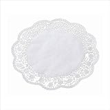 Paderno World Cuisine Pack of 250 4 Inch Paper Doilies
