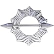 Silver SPIDER WEB Nipple Shield