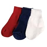 Under the Nile Organic Cotton Trouser Socks (12-24 Months, Red)