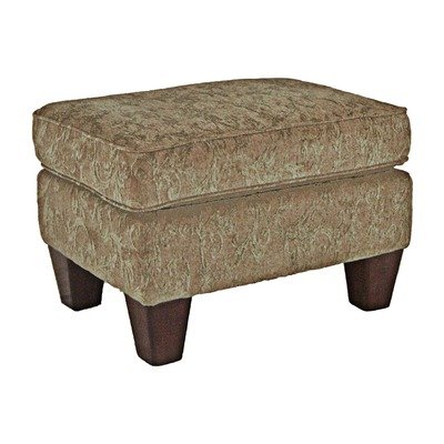 Carolina Cottage Sage Green Oxford Ottoman