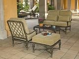 Landgrave Veracruz Cast Aluminum Cushion Patio Lounge Set