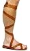Mens Brown Roman Sandal Costume Shoes