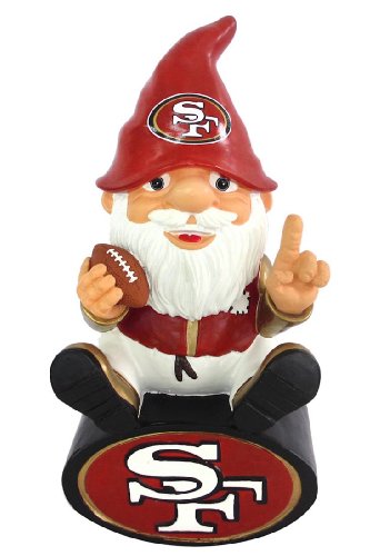 Forever Collectibles San Francisco 49ers Gnome On Team Logo