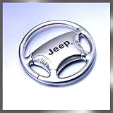 Jeep Logo Steering Wheel Key Chain