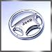 Jeep Logo Steering Wheel Key Chain
