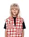 Bobby Joe Blonde Mullet Wig Child