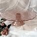 Kitchen & Housewares : Pink Depression Glass Cake Stand