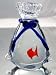 Murano Design Mouth Blown Glass Art Fish in Bag Crystal Handmade Art Glass Paperweight Pw-212
