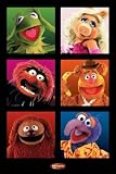 Muppets Poster ~ Kermit, Miss Piggy, Animal, Fozzy, Gonzo ~ Exclusive U.K. Import ~ 24x36"